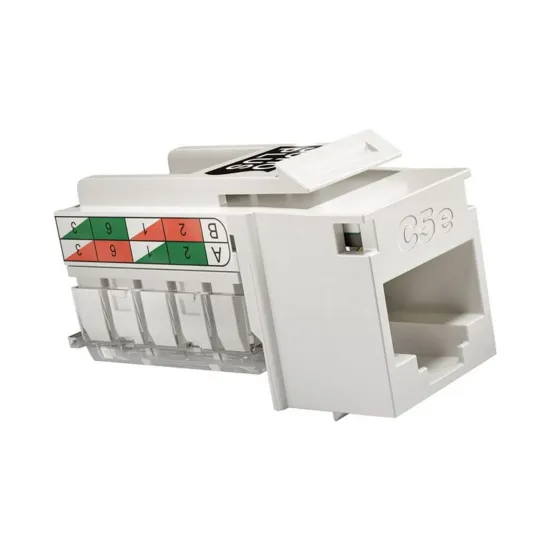 CONECTOR FÊMEA SOHOPLUS CAT.5E T568A/B KEYSTONE BR SP