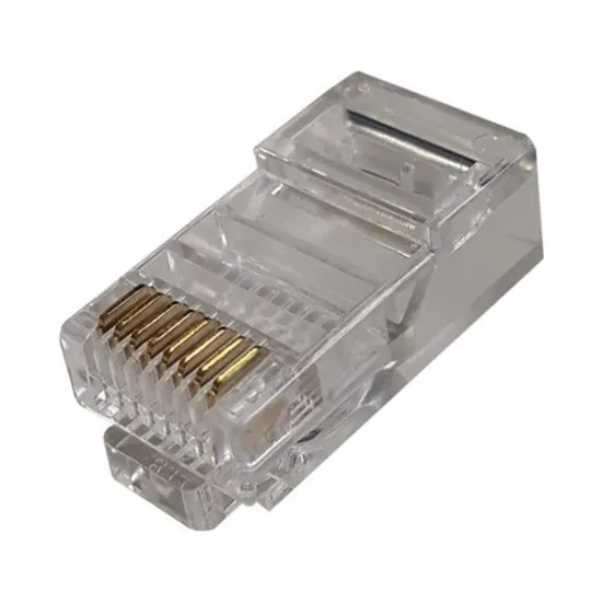 PINO JACK RJ-45 8X8 CAT.5E PASSAGEM 50 PC SP