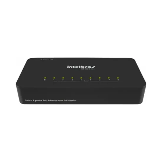 SWITCH 8 PORTAS 10/100 MBPS SF 800 Q+ INTELBRAS SP