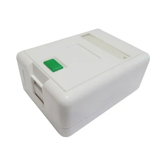 TOMADA DE SUPERFÍCIE 1 PORTA RJ-45 BRANCO - 5 PC - SOBREPOR SP