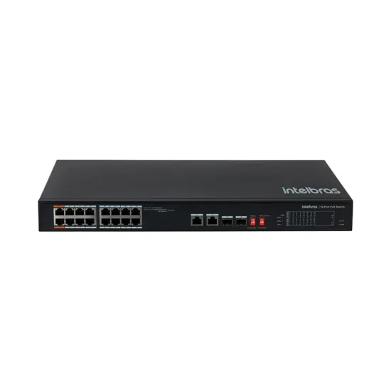 SWITCH 16 PORTAS 10/100 POE+ 2 PORTAS COMBO SF 1822 HI-POE N SP