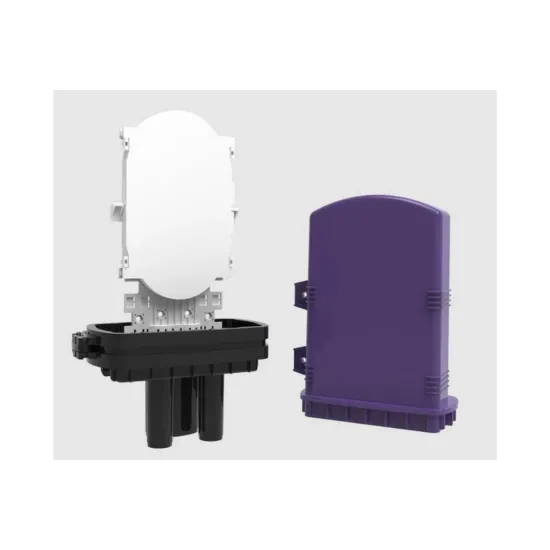 MINI CAIXA DE EMENDA ÓPTICA 12F (CAP 24) ROXA - STS SP