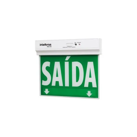 PLACA DE SINALIZACAO SEMPRE ACESA PSA225 DUPLA FACE SP