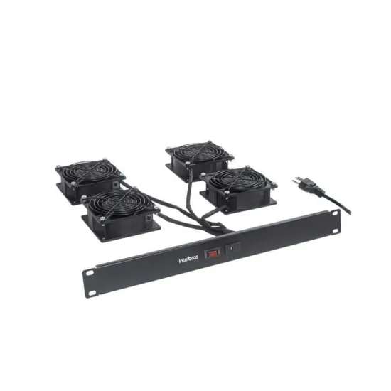 KIT VENTILAÇÃO 4 VENTILADORES PARA RACK - KVR 4V SP