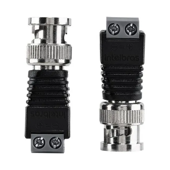 CONECTOR BNC MACHO COM BORNE CONEX 1000 - 10 PECAS SP