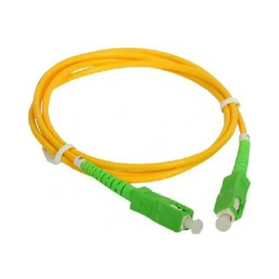 CORDÃO ÓPTICO SIMPLEX SM(9) SC/APC-SC/APC 2,5M SP