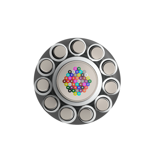 CABO ÓPTICO 4KM OPGW SM 12.4 48FO OPGW 12,4mm - 48 FO INTELBRAS SP