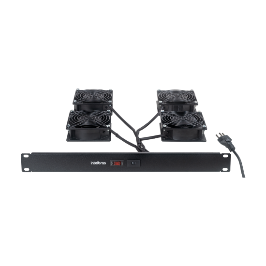 Kit ventilação para Racks com 4 ventiladores KVR 4V INTELBRAS SP