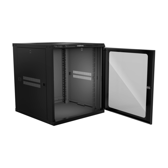 Mini Rack Desmontável de Parede 12U – 19” x 470mm MRD 1247 INTELBRAS SP