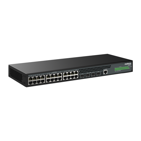 Switch Gerenciável 24 portas Gigabit e 4 portas SFP+ S2328G-B INTELBRAS SP