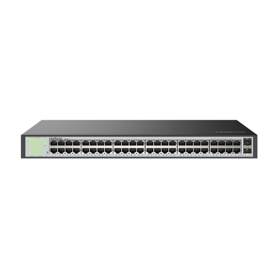 Switch Gerenciável 48 portas Gigabit Ethernet com 2 portas SFP S2050G-A INTELBRAS SP