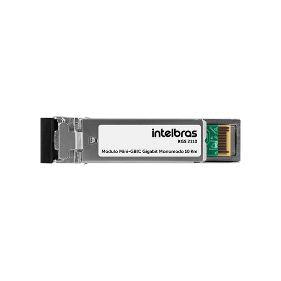 Módulo mini-GBIC Gigabit Ethernet monomodo 10 km KGS 2110 INTELBRAS SP