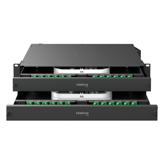 Distribuidor Interno Óptico com bandeja deslizante DIO 48FO D INTELBRAS SP