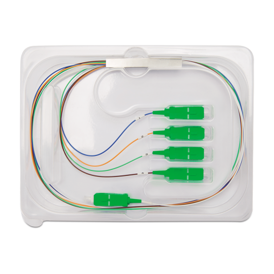 Splitter Óptico 1x4 com conector SC/APC Balanceado XFS 142 INTELBRAS SP