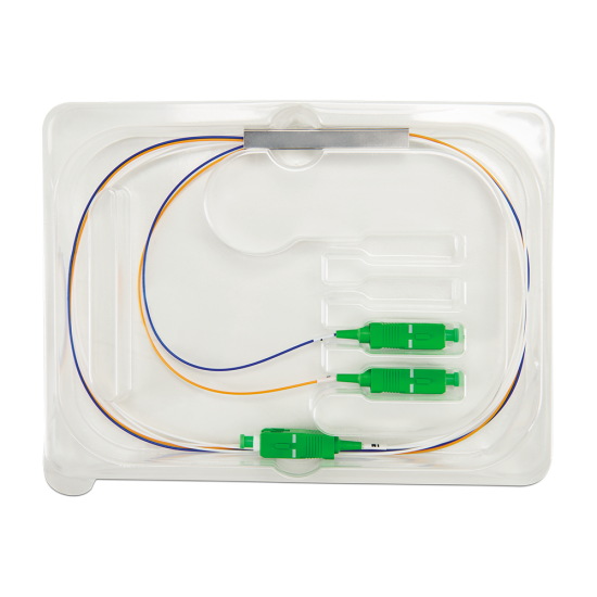 Splitter Óptico 1x2 com conector SC/APC Balanceado XFS 122 INTELBRAS SP