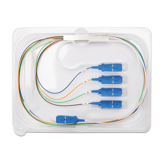 Splitter Óptico 1x4 com conector SC/UPC Balanceado XFS 141 INTELBRAS SP