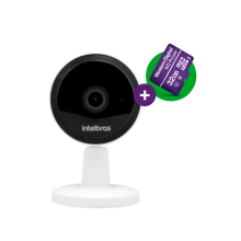 Câmera interna Wi-Fi HD iM1 com micro-SD de 32GB INTELBRAS SP