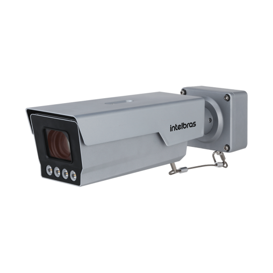 Câmera IP com leitura automática de placas VIP 94180 LPR IA FT INTELBRAS SP