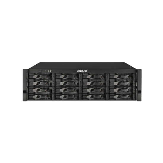 Storage empresarial para até 16 HDs com fonte redundante SVS 7016 R FT INTELBRAS SP