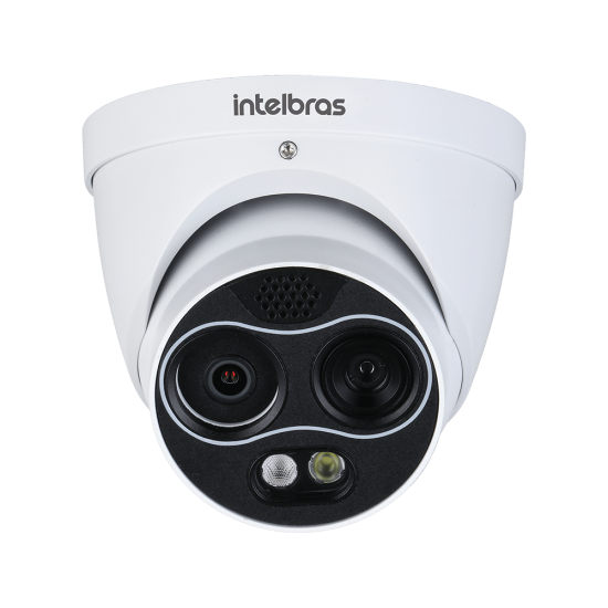 Câmera IP térmica híbrida com medidor de temperatura VIP 7220 D TH FT INTELBRAS SP