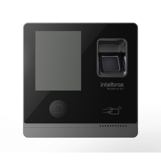 Controlador de acesso RFID 13,56 MHz SS 3430 MF BIO INTELBRAS SP