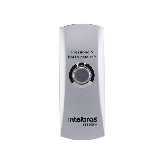 Acionador de saída inox sobrepor BT 3000 IN INTELBRAS SP
