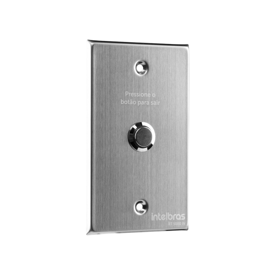Acionador abertura inox embutir 4×2 BT 5000 IN INTELBRAS SP
