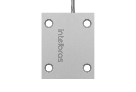 Sensor de abertura magnético com fio XAS PORTA DE AÇO MINI INTELBRAS SP