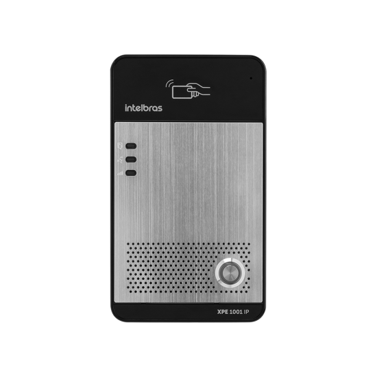Porteiro eletrônico IP de tecla única XPE 1001 IP INTELBRAS SP