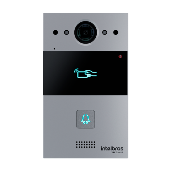 Videoporteiro IP de 01 tecla XPE 3101 IP INTELBRAS SP