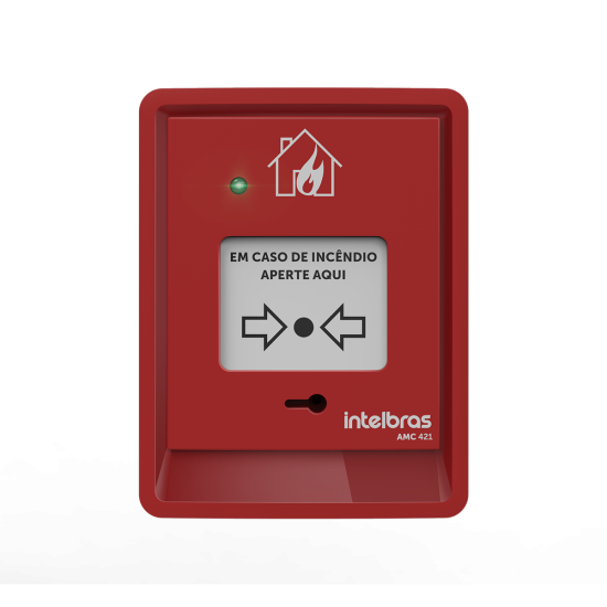 Acionador manual convencional sem sirene AMC 421 INTELBRAS SP