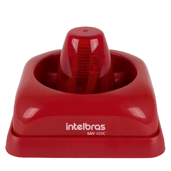 Sinalizador audiovisual convencional SAV 420C INTELBRAS - 1 SP