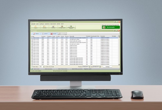 Software receptor de eventos para centrais de alarme Receptor IP INTELBRAS SP