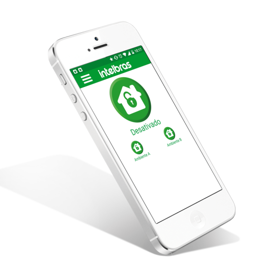 Software para centrais de alarme c/ comunicação IP AMT Mobile V3 INTELBRAS SP