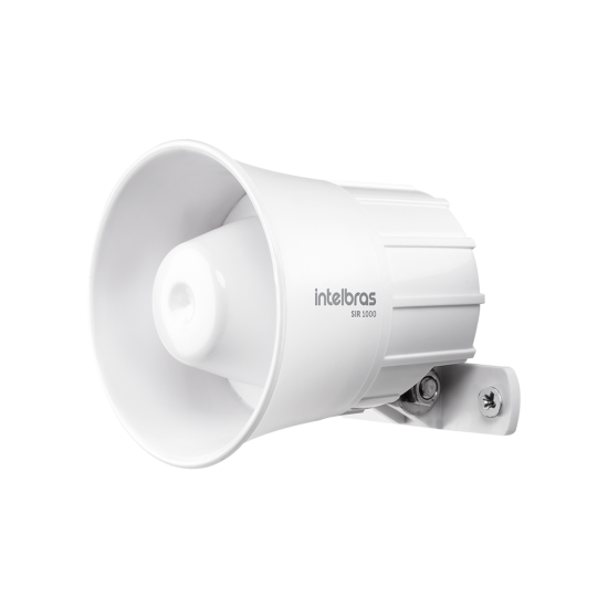 Sirene com fio 9 a 15 VDC/105 dB para sistema de segurança SIR 1000 INTELBRAS SP