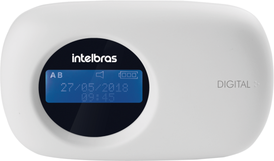Teclado LCD para central de alarme monitorada XAT 2000 LCD INTELBRAS SP