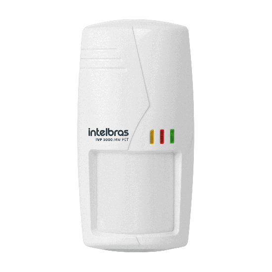 Sensor infravermelho passivo com tripla tecnologia IVP 3000 MW PET INTELBRAS - 1 SP