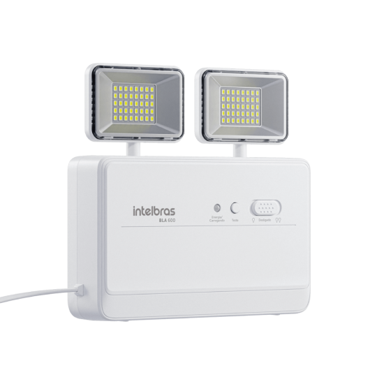 Bloco de iluminação de emergência 600 lumens. BLA 600 INTELBRAS SP