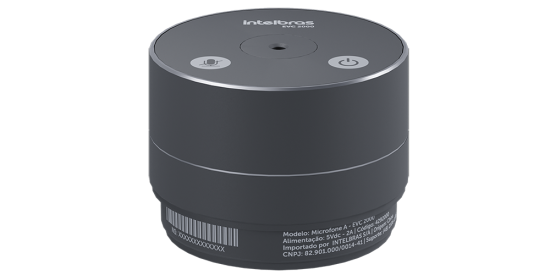 Microfone com base para videoconferência Microfone C - EVC 2000 4k INTELBRAS SP