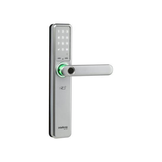 Fechadura Smart de embutir com maçaneta IFR 7000 PRATA INTELBRAS - 1 SP