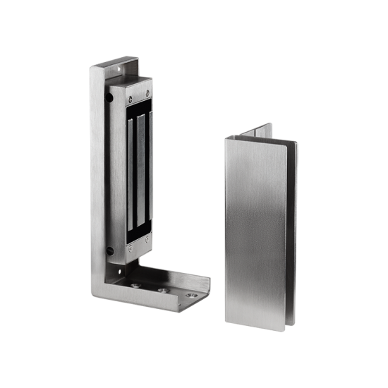 Fechadura eletroímã FE 150 com conjunto de suportes de fixação KT 753 Inox INTELBRAS - 1 SP