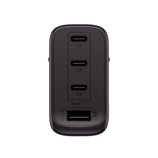Carregador com 3 portas USB-C e 1 USB-A EC 31 POWER 100W GaN INTELBRAS SP