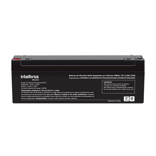 Bateria de chumbo-ácido 12V XB 1223 INTELBRAS SP