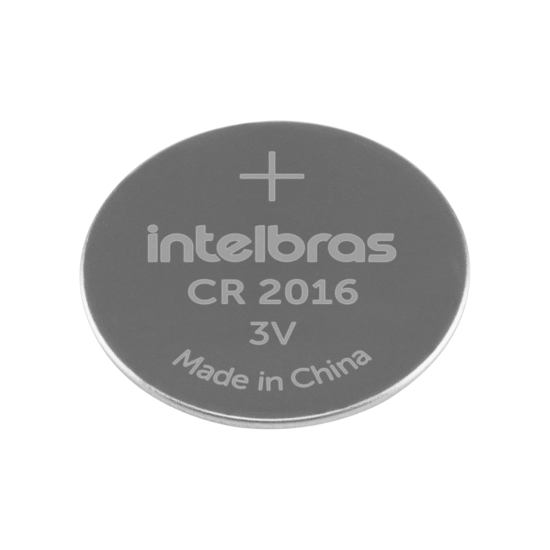 Bateria botão de lítio 3 V CR 2016 INTELBRAS SP