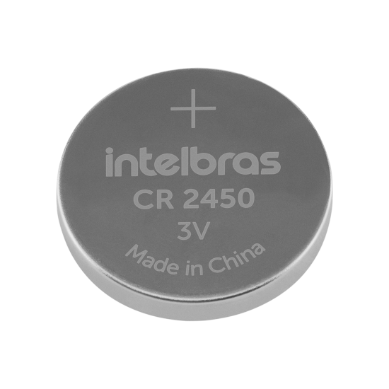 Bateria botão de lítio 3 V CR 2450 INTELBRAS SP