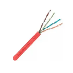 CABO LAN CAT 6 UTP CM - VERMELHO RAL3020 - 305 M STS SP