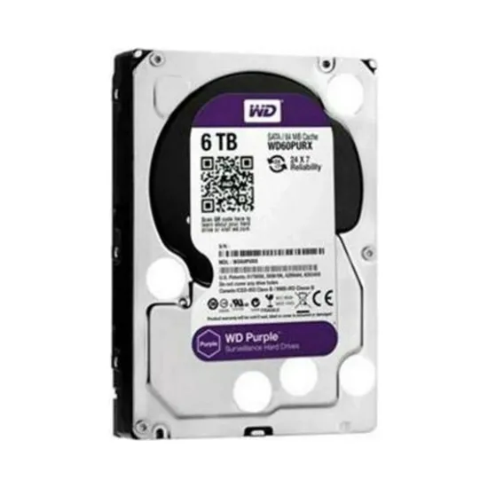 HD WD PURPLE 6TB SATA 6 GB/S 5400RPM 256MB WD64PURZ - ES SP