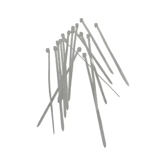 abraçadEIRAS NYLON 2.5 X200MM NATURAL - 100 PC SP