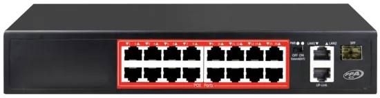 Switch POE - 8 Portas SP