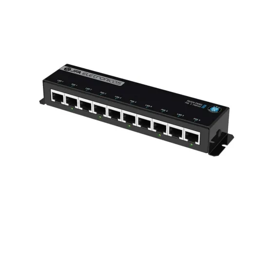 PATCH PANEL POE ATE 48V 5 PORTAS GIGABIT SP